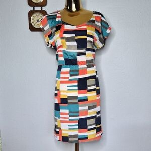 Colorblock Midi Dress